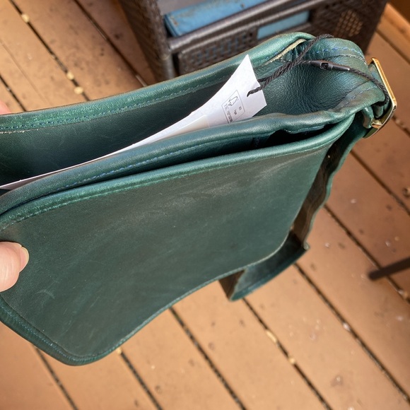 Green Leather Frye Bag - Picture 6 of 12